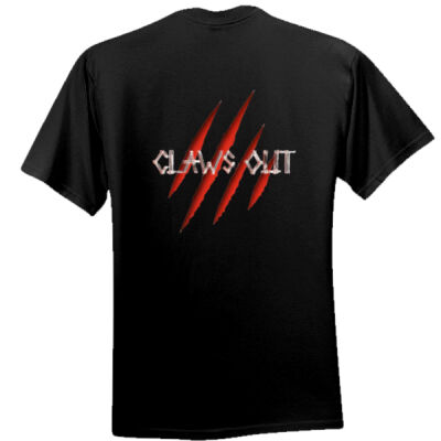 Claws Out (front and back print) - GD05 Heavy Cotton™ Adult T-Shirt Thumbnail